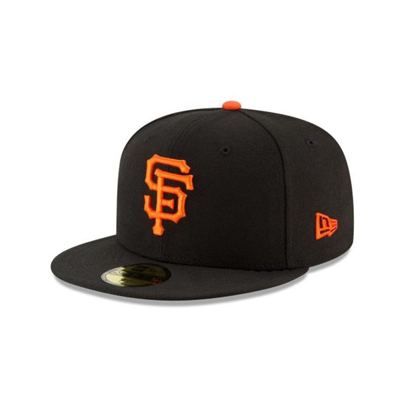 MLB San Francisco Giants Authentic Collection 59Fifty Fitted (IZJ5132) - Black New Era Caps